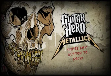 Guitar Hero - Metallica screen shot title